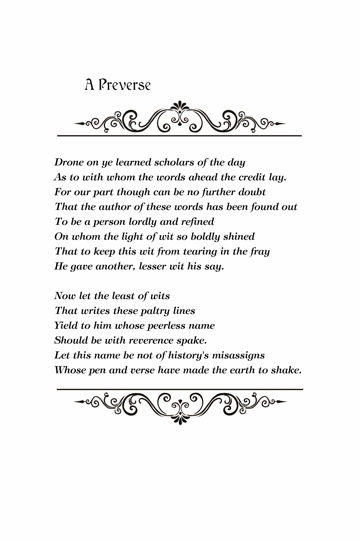 Edward De Vere Author